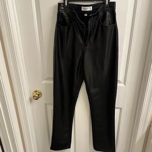 Abercrombie Vegan Leather Pants